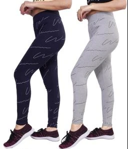  Women Jeggings Combo Pack Of 2leggingsjogger Pants For