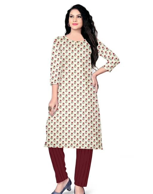 Checkout this latest Kurtis
Product Name: *Aakarsha Voguish Kurtis*
Fabric: Rayon Slub
Sleeve Length: Three-Quarter Sleeves
Pattern: Printed
Combo of: Single
Sizes:
S (Bust Size: 36 in) 
M (Bust Size: 38 in) 
L (Bust Size: 40 in) 
XL (Bust Size: 42 in) 
XXL (Bust Size: 44 in) 
• FABRIC::RAYON
• Pattern:: FLOWER PRINT
• SLEEVE::3/4 
• TYPE-Straight
• 1.Size Guide S, M , L ,XL ,XXL 
CARE INSTRUCTION WASHABLE WITH MACHINE ONLY
Country of Origin: India
Easy Returns Available In Case Of Any Issue


SKU: 2128871213
Supplier Name: CROMA COLLECTIONS

Code: 263-83487158-999

Catalog Name: Aakarsha Voguish Kurtis
CatalogID_23640557
M03-C03-SC1001