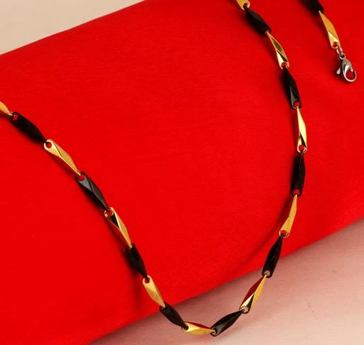 Fashion Frill Trendy Men Gold Plated Metal Chain