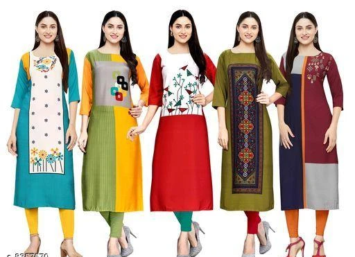 Checkout this latest Kurtis
Product Name: *Trendy Women's Kurti Combo*
Fabric: Crepe
Combo of: Combo of 5
Sizes:
S, M, L, XL, XXL, XXXL, 4XL
Easy Returns Available In Case Of Any Issue


SKU: KR54-55-56-58-59
Supplier Name: OS INTERNATIONAL

Code: 419-8357570-2562

Catalog Name: One stop fashion,Abhisarika Sensational Kurtis
CatalogID_1401624
M03-C03-SC1001