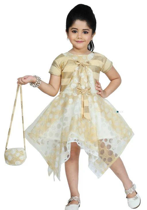 Checkout this latest Frocks & Dresses
Product Name: *Linotex Baby Girls Ethnic Frock Dress*
Fabric: Cotton Linen
Sleeve Length: Short Sleeves
Pattern: Self-Design
Sizes:
1-2 Years (Bust Size: 24 in, Length Size: 17 in) 
2-3 Years (Bust Size: 25 in, Length Size: 18 in) 
3-4 Years (Bust Size: 26 in, Length Size: 19 in) 
4-5 Years (Bust Size: 27 in, Length Size: 20 in) 
5-6 Years (Bust Size: 29 in, Length Size: 21 in) 
6-7 Years (Bust Size: 30 in, Length Size: 22 in) 
Dress your little girl with this high quality dress From Linotex available with a reasonable & nominal rate.This Cotton based Dress have a variety of colour with Hand bag in hand and can make your girl shine like a star. Size available from 1Years-7Years
Country of Origin: India
Easy Returns Available In Case Of Any Issue


SKU: BF-832
Supplier Name: LINOTEX.CO

Code: 913-83598191-999

Catalog Name: Tinkle Elegant Girls Frocks & Dresses
CatalogID_23677885
M10-C32-SC1141