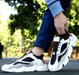 ASTEROID Men's Outdoor Color Change Sneakers Colorblock Fancy Premium White  Casual Shoes Sneakers For Men