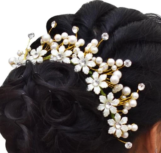 Artificial White Veni Jasmine Flower for hair braid Band Indian Wedding Buy  Now