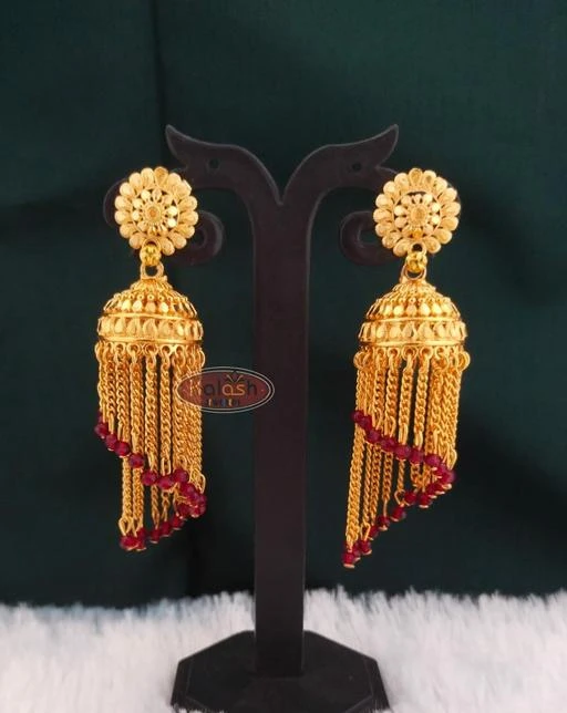 Checkout this latest Earrings & Studs
Product Name: *FANCY GOLD EARRING, GOLD EARRING*
Base Metal: Alloy
Plating: Gold Plated
Sizing: Adjustable
Stone Type: Artificial Beads
Type: Jhumkhas
Net Quantity (N): 1
FANCY EARRINGS, WOMEN'S FANCY GOLD PLATED EARRINGS WITH HIGH QUALITY EARRINGS, WOME'S BEAUTIFUL EARRINGS, BEAUTIFUL EARRINGS, FANCY EARRING
Country of Origin: India
Easy Returns Available In Case Of Any Issue


SKU: PAN ROUND LARIYA - MAROON
Supplier Name: JEWELLERY KALASH

Code: 702-83707764-994

Catalog Name: Modern Earrings & Studs
CatalogID_23713427
M05-C11-SC1091