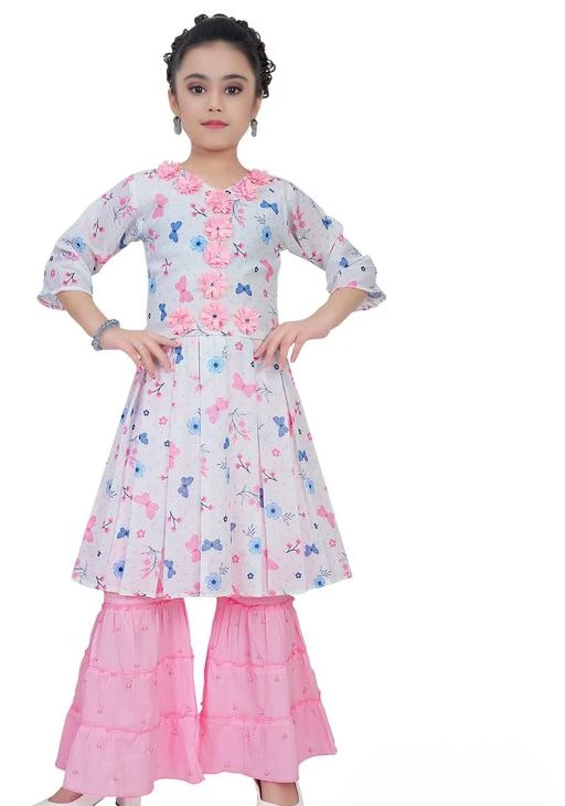 Checkout this latest Kurta Sets
Product Name: *princess awesome girls plazzao kurta sets*
Top Fabric: Cotton Blend
Dupatta: Without Dupatta
Top Shape: A-line
Bottom Type: palazzos
Top Length: knee length
Top Pattern: Printed
Sleeve Length: Three-Quarter Sleeves
girls ethnic wesr kurta plazzao set
Sizes: 
3-4 Years, 4-5 Years
Country of Origin: India
Easy Returns Available In Case Of Any Issue


SKU: sn-6735-pink
Supplier Name: Jackoff fashions

Code: 467-83966233-9921

Catalog Name: Classic Kurta Sets
CatalogID_23801521
M10-C32-SC1140