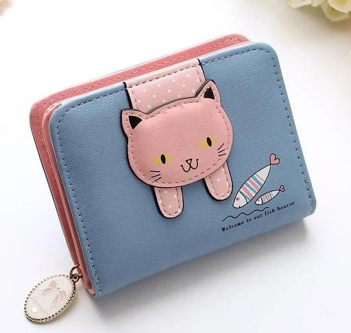 Small Wallets For Women, Tassels Leather Coins Zipper Pocket Purse For Girls  With Rabbit-shaped Metal Tassels Pendant Purse