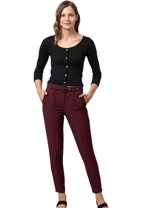 Plain Ladies Stylish Trouser Pant Waist Size 280