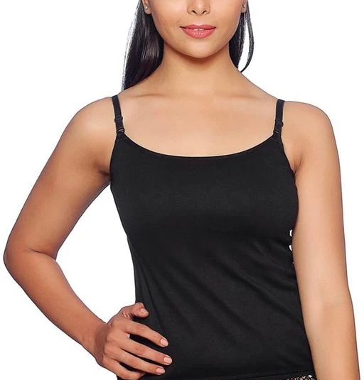  Size Long Innerwear Black Camisole White Inner And Woman Quality