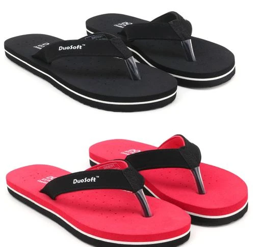 Checkout this latest Flipflops & Slippers
Product Name: *DuoSoft Stylish & Comfort Supers Soft, Ortho Care, Flat Flip Flop Doctor Slippers for Women's & Girls, Material: EVA, Color: Black & Red, Pack of 2.*
Material: EVA
Sole Material: EVA
Fastening & Back Detail: Slip-On
Pattern: Solid
Net Quantity (N): 2
*DIABETIC AND ORTHOPEDIC: - Extra Soft, Padded, Comfortable and Cushioned Foot-Bed Enhances Comfort to The Feet., *Against SKID: - Good Rubber Grip Enables You to Use These Slippers on Wet Floors, Tiles, Marbles, Etc.,* LIGHT WEIGHT AND DURABLE: - They Are Extremely Light Weight and Durable Slippers and Are Widely Used by Women/Ladies for All Ages, Especially Old Aged, Expecting Women (Pregnant Women), Women with Foot, Knee and Back Pain, Arthritis, Plantar Fasciitis, Etc.,* Sedated SOFT DOCTOR SLIPPERS - Recommended by Doctors and Podiatrists for Diabetic, Orthopedic, Cracked recuperates and corpulent's individual's concern. Its EVA is Skin-accommodating, bio-degradable, 100 percent recyclable and non-hypersensitive material has been utilized which is handily created to offer ideal help to your sickly feet., *SKIN FRIENDLY AND STYLISH - Its Skin-Friendly material are Crafted and made with care that tries not to Blisters, Scars, Sweat of the feet and Pain
Sizes: 
IND-4 (Foot Length Size: 15.1 cm, Foot Width Size: 10.1 cm) 
IND-5 (Foot Length Size: 15.1 cm, Foot Width Size: 10.1 cm) 
IND-6 (Foot Length Size: 15.1 cm, Foot Width Size: 10.1 cm) 
IND-7 (Foot Length Size: 15.1 cm, Foot Width Size: 10.1 cm) 
IND-8 (Foot Length Size: 15.1 cm, Foot Width Size: 10.1 cm) 
Country of Origin: India
Easy Returns Available In Case Of Any Issue


SKU: DS-001-BLK-DS-001-RED
Supplier Name: DuoSoft India

Code: 643-84309521-999

Catalog Name: Latest Trendy Women Flipflops & Slippers
CatalogID_23921559
M09-C30-SC1070