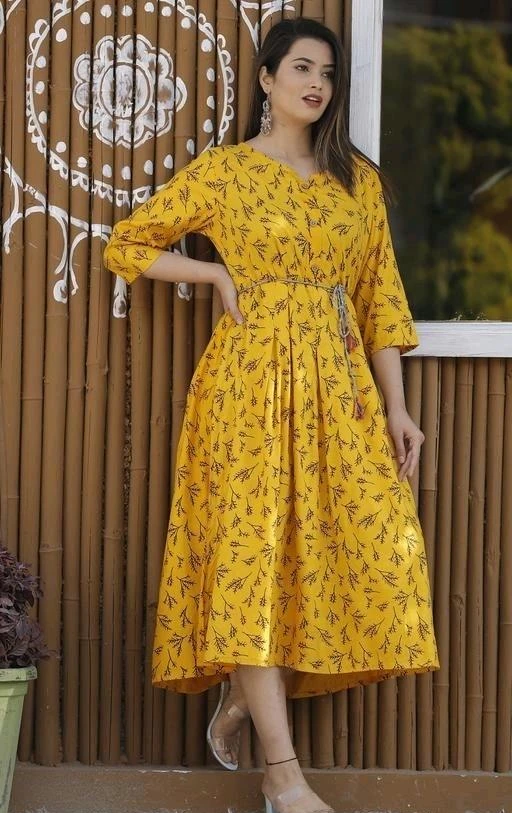 Checkout this latest Kurtis
Product Name: *Women Rayon Flared Printed Mustard Kurti*
Fabric: Rayon
Sleeve Length: Three-Quarter Sleeves
Pattern: Printed
Combo of: Single
Sizes:
M (Bust Size: 18 in, Size Length: 24 in) 
L (Bust Size: 18 in, Size Length: 24 in) 
XL (Bust Size: 18 in, Size Length: 24 in) 
XXL (Bust Size: 18 in, Size Length: 24 in) 
XXXL (Bust Size: 18 in, Size Length: 24 in) 
Country of Origin: India
Easy Returns Available In Case Of Any Issue


SKU: RAJ001Musturd
Supplier Name: SFT Fabtex

Code: 223-8488297-9991

Catalog Name: Women Rayon Flared Printed Mustard Kurti
CatalogID_1432167
M03-C03-SC1001