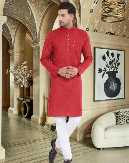 Larwa men's kurta and churidar outlet set