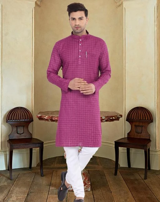 Larwa men's kurta on sale and churidar set