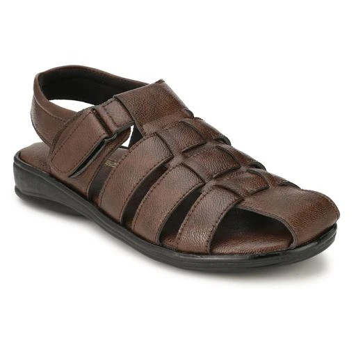 Suede Synthetic Leather Three Strap Casual Sports Looks Sandals For Men  Fashion Sandals