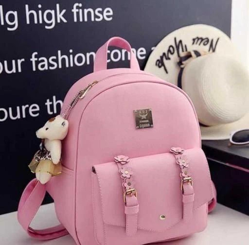 Checkout this latest Backpacks
Product Name: *Small 5 L Backpack Stylish Cute Mini 3PCS Combo Set Backpack For Girls*
Material: PU
No. of Compartments: 1
Pattern: Self Design
Net Quantity (N): 1
Sizes:
Free Size (Length Size: 20 in, Width Size: 18 in) 
GLAMOURBAGWORLD Small 5 L Backpack Small 5 L Backpack casual backpack bags for women and girls bag for girls women stylish combo Laptop Backpack Laptop Backpack Backpack for girls and ladies office bag for women branded office bag for women ,laptop bags for girls ,college bag stylish ,college bags for girls backpack stylish ,waterproof backpack for women ,laptop backpacks for women waterproof ,casual backpack bags for women and girls( PINK)
Country of Origin: India
Easy Returns Available In Case Of Any Issue


SKU: PINK COMBO 1020
Supplier Name: National HAB

Code: 283-85834629-9921

Catalog Name: Elegant Classy Women Backpacks
CatalogID_24423409
M09-C27-SC5081