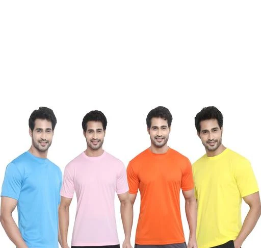 Checkout this latest Tshirts
Product Name: *Urbanic Super Saver Pack Of 4 Lycra Blend Half Sleeve T-Shirt For Men*
Fabric: Lycra
Sleeve Length: Short Sleeves
Pattern: Solid
Net Quantity (N): 4
Sizes:
S (Chest Size: 36 in, Length Size: 26 in) 
M (Chest Size: 38 in, Length Size: 27 in) 
L (Chest Size: 40 in, Length Size: 28 in) 
XL (Chest Size: 42 in, Length Size: 29 in) 
XXL (Chest Size: 44 in, Length Size: 30 in) 
 These cool, elegant, and stylish t-shirts are made of 100% breathable and comfortable fabric . Extremely useful for daily usage like gym wear, small gatherings, and certain selections could be used for party wear as well. The clothe is easily washable, long lasting, and light weight, so it makes it easy to maintain, put on and off your body. Goes great with either jeans or any other casual or formal trousers.Give your casual outfit an uber-cool update with these T-shirts from Urbanic .Minimally fashionable and super rich in comfort
Country of Origin: India
Easy Returns Available In Case Of Any Issue


SKU: BBPIORLY
Supplier Name: Urbanic Clothing

Code: 425-85946734-9912

Catalog Name: Urbane Partywear Men Tshirts
CatalogID_24460802
M06-C14-SC1205