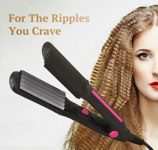  - Professional Feel Hair Crimper Electric Ceramic Corrugated Hair