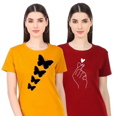 Checkout this latest Tshirts
Product Name: *women t shirts combo pack,women t shirts and tops,t shirts for women stylish,t shirts for women under 200*
Fabric: Cotton Blend
Sleeve Length: Short Sleeves
Pattern: Printed
Net Quantity (N): 2
Sizes:
XS, S, M, L, XL, XXL
FF-FASHION FOREVER-women t shirts combo pack, women t shirts and tops, t shirts for women, oversized t shirts for women, t shirts for women stylish, women t shirts black,white,red,maroon,mustard,blue, women t shirts below 200, women t shirts combo pack of 2, women t shirts combo daily wear, women t shirts combo daily wear, women t shirts sale, the best women's t shirts, baggy t shirt women's, t shirts for women, t shirts for gym
Country of Origin: India
Easy Returns Available In Case Of Any Issue


SKU: MUSTARD FLY AND MAROON CHU-COMBO
Supplier Name: FASHION FOREVER82

Code: 543-87836703-994

Catalog Name: Classy Glamorous Women Tshirts 
CatalogID_25012279
M04-C07-SC1021