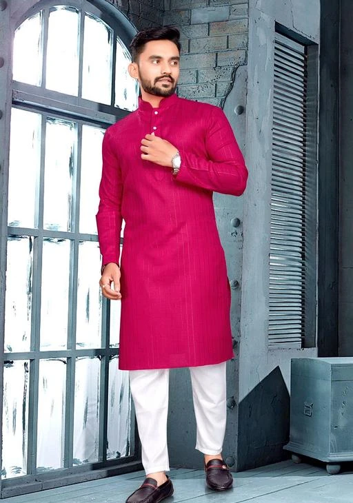 Checkout this latest Kurtas
Product Name: *MAN'S KURTA PYJAMA SET *
Fabric: Cotton
Sleeve Length: Long Sleeves
Pattern: Striped
Combo of: Single
Sizes: 
S (Chest Size: 36 in, Length Size: 36 in, Hip Size: 38 in) 
M (Chest Size: 38 in, Length Size: 38 in, Hip Size: 40 in) 
L (Chest Size: 40 in, Length Size: 40 in, Hip Size: 42 in) 
XL (Chest Size: 42 in, Length Size: 40 in, Hip Size: 44 in) 
XXL (Chest Size: 44 in, Length Size: 41 in, Hip Size: 46 in) 
XXXL (Chest Size: 46 in, Length Size: 42 in, Hip Size: 48 in) 
Care Instructions: Machine Wash/Hand wash
Country of Origin: India
Easy Returns Available In Case Of Any Issue


SKU: 1503989649
Supplier Name: DEV24

Code: 104-88431093-9951

Catalog Name: Fashionable Men Kurtas
CatalogID_25205031
M06-C18-SC1200