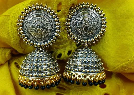 Checkout this latest Earrings & Studs
Product Name: *Stylish Party Wear  Jhumka/Jhumki Earrings For Girls and Women*
Base Metal: Alloy
Plating: Oxidised Gold
Sizing: Non-Adjustable
Stone Type: Artificial Beads
Type: Jhumkhas
Net Quantity (N): 1
Stylish Party Wear  Jhumka/Jhumki Earrings For Girls and Women
Country of Origin: India
Easy Returns Available In Case Of Any Issue


SKU: KS-EK141
Supplier Name: Kassala

Code: 341-88855191-994

Catalog Name: Styles Earrings & Studs
CatalogID_25339556
M05-C11-SC1091