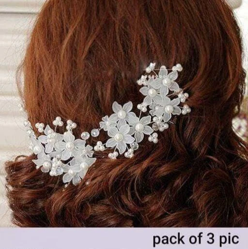  - Juda Hair Pin For Women And Girls 3 Pc / Fancy Hair Clips