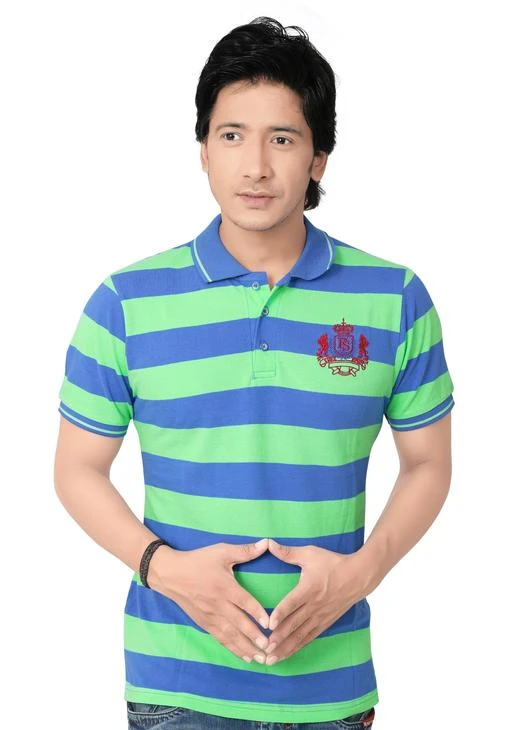 Tshirts
Trendy Cotton Men's T-Shirts
Fabric: Cotton
Sleeves: Half Sleeves are Included
Size: M L XL 2XL  (Refer Size Chart For Details)
Length: Refer Size Chart 
Type: Stitched
Description:  It Has 1 Piece Of Men's T-Shirt
Pattern: Striped
Country of Origin: India
Sizes Available: S, M, L, XL, XXL


Catalog Rating: ★3.9 (45)

Catalog Name: Men's Casual Trendy Cotton T-Shirts Vol 6
CatalogID_104936
C70-SC1205
Code: 072-896563-