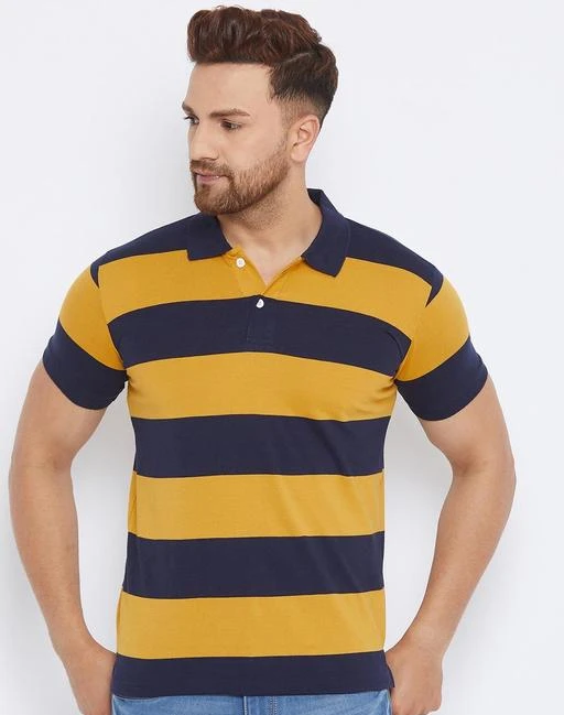 Checkout this latest Tshirts
Product Name: *The Million Club Men's Navy Blue Polo Neck Tshirt*
Fabric: Cotton
Sleeve Length: Short Sleeves
Pattern: Striped
Sizes:
M (Chest Size: 40 in, Length Size: 27.5 in) 
L (Chest Size: 42 in, Length Size: 28 in) 
The Million Club Men's Navy Blue Half Sleeve Striper Polo Neck Tshirt
Country of Origin: India
Easy Returns Available In Case Of Any Issue


SKU: 2022STRIPE-14
Supplier Name: THE MILLION CLUB

Code: 913-89840262-9941

Catalog Name: Urbane Latest Men Tshirts
CatalogID_25641853
M06-C14-SC1205