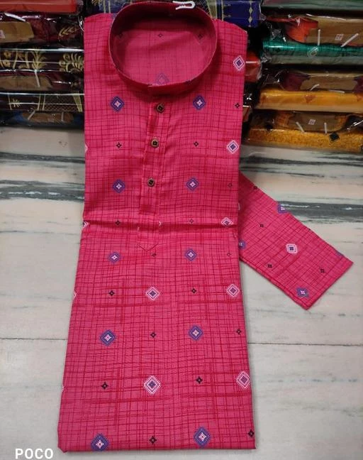 Checkout this latest Kurtas
Product Name: *Men printed cotton kurtas*
Fabric: Cotton
Sleeve Length: Long Sleeves
Pattern: Printed
Combo of: Single
Sizes: 
M (Chest Size: 42 in, Length Size: 37 in) 
 Fancy  Kurtas For Men Name:  Fancy  Kurtas For Men Fabric: Cotton Sleeve Length: Long Sleeves Pattern: Solid Combo of: Single Sizes:  XS (Chest Size: 38 in, Length Size: 33 in)  S (Chest Size: 40 in, Length Size: 35 in)  M (Chest Size: 42 in, Length Size: 37 in)
Country of Origin: India
Easy Returns Available In Case Of Any Issue


SKU: BIvfSIJJ
Supplier Name: Best sarees and clothes

Code: 254-89929893-997

Catalog Name: Trendy Men Kurtas
CatalogID_25669124
M06-C18-SC1200