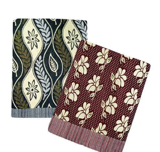 Checkout this latest Blankets, Throws & Quilts
Product Name: *Feather Green Cotton Blanket Pack of 2 pcs *
Fabric: Cotton
Multipack: 1
Thread Count: 330
Sizes: 
Free Size (Length Size: 90 in Width Size: 60 in) 
Country of Origin: India
Easy Returns Available In Case Of Any Issue


Catalog Rating: ★4.1 (83)

Catalog Name: Classic Stylish Blankets
CatalogID_1561469
C53-SC1102
Code: 586-9036018-999