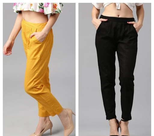 Only 1802823RoseOfSharon L Women Casual Solid Pant in Guntur at best  price by Kanika Western Boutiqe  Justdial