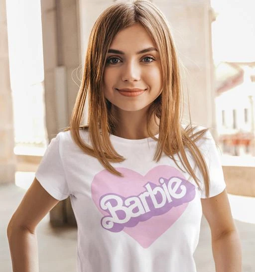 Pink barbie t store shirt