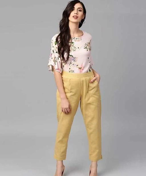 Checkout this latest Trousers & Pants
Product Name: *Comfy fabulous Women Trousers/Pants*
Fabric: Cotton
Pattern: Solid
Net Quantity (N): 1
Sizes: 
28 (Waist Size: 28 in, Length Size: 37 in, Hip Size: 32 in) 
30 (Waist Size: 30 in, Length Size: 37 in, Hip Size: 34 in) 
32 (Waist Size: 32 in, Length Size: 37 in, Hip Size: 36 in) 
34 (Waist Size: 34 in, Length Size: 37 in, Hip Size: 38 in) 
36 (Waist Size: 36 in, Length Size: 37 in, Hip Size: 40 in) 
A&D Collection is offering products at most reasonable and on discount price,Soft And Comfortable Cotton Pant For Women. These Pants Are Suitable For Office As Well As Casual Wear.It is use any top of dress. Pocket is also in this pant. The color fade will not be there in washing.This cotton Pant is designed to provide absolute comfort and body fit. High on style, fit and finish, this Pant is sure to lend you a sophisticated look.Match it with different Crop Top, Bralette, T-Shirts or Top to enhance the look. Ladies and Girl can wear in many occasion like Evening Party, College Party, Holidays, Summer Seasons or all season, or even in every day use, day or night and outing also.
Country of Origin: India
Easy Returns Available In Case Of Any Issue


SKU: Comfy fabulous Women Trousers/Pants
Supplier Name: A&D Collection

Code: 144-91078549-996

Catalog Name: Comfy Fashionista Women Women Trousers 
CatalogID_25988135
M04-C08-SC1034
