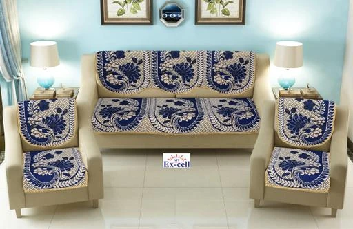 Checkout this latest Sofa Cover
Product Name: *Attractive Sofa Cover*
Fabric: Cotton
No. of Sofa Back Covers: 1
No. of Sofa Seat Covers: 1
Print or Pattern Type: Floral
Set: Sofa Set
Shape: 3+1+1
Type: Tie Back
Product Breadth: 14 Inch
Product Height: 2.5 Inch
Product Length: 18 Inch
Net Quantity (N): 6
Enhance your sofa set with this sofa cover.Package contains 1 three seater sofa seat cover, 1 three seater sofa back cover, 2 one seater chair seat cover & 2 one seater chair back covers.This full size sofa cover covers your whole sofa fully and also washable in machines and with hands too.
Country of Origin: India
Easy Returns Available In Case Of Any Issue


SKU: Sofa-04
Supplier Name: Ojha International

Code: 674-91209169-996

Catalog Name: Attractive Sofa Cover
CatalogID_26030260
M08-C24-SC3102
.