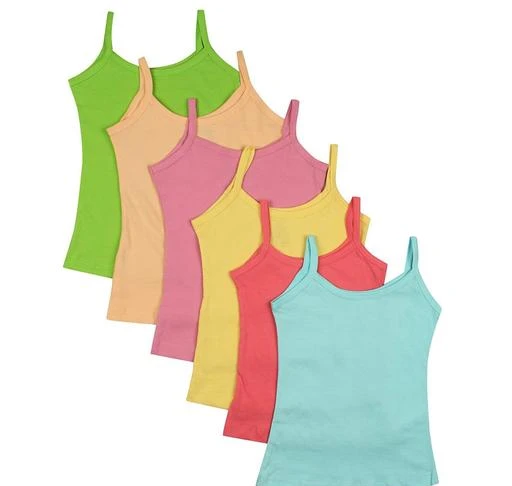 Checkout this latest Innerwear
Product Name: *Girls Multicolor Cotton Girls Innerwear Pack Of 6*
Fabric: Cotton
Padding: Non Padded
Pattern: Solid
Straps: Regular
Type: Basic
Waistband: Inner Elastic
Wiring: Non Wired
Net Quantity (N): 6
G Beauty Girls Comfortable to Wear Camisole Innerwear With Good Quality Stitching And Please note that the product will be comes in Random Colour.  Size- 5 Years to 9 Years
Sizes: 
5-6 Years (Top Bust Size: 20 in, Top Length Size: 20 in) 
6-7 Years (Top Bust Size: 22 in, Top Length Size: 22 in) 
7-8 Years (Top Bust Size: 24 in, Top Length Size: 24 in) 
8-9 Years (Top Bust Size: 26 in, Top Length Size: 26 in) 
Country of Origin: India
Easy Returns Available In Case Of Any Issue


SKU: ymkTxExt
Supplier Name: Maa Durga Textile

Code: 522-91231195-994

Catalog Name: G Beauty Girls Trendy Camisole Pack of of 6 (Any Colour
CatalogID_26037991
M10-C32-SC2172
.