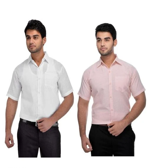 Checkout this latest Shirts
Product Name: *Khadi Casual Shirt Combo Pack of 2*
Fabric: Khadi Cotton
Sleeve Length: Short Sleeves
Pattern: Solid
Multipack: 2
Sizes:
M, L, XL (Chest Size: 46 in, Length Size: 30 in) 
XXL
Country of Origin: India
Easy Returns Available In Case Of Any Issue



Catalog Name: Stylish Elegant Men Shirts
CatalogID_1582005
C70-SC1206
Code: 784-9123819-548