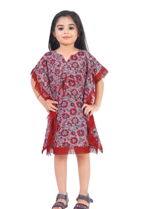 Checkout this latest Tops & Tunics
Product Name: *KIDS GIRLS KAFTAN PARTY WEAR*
Fabric: Cotton
Sleeve Length: Short Sleeves
Pattern: Solid
Net Quantity (N): Single
Sizes: 
1-2 Years, 3-4 Years, 5-6 Years, 7-8 Years, 9-10 Years, 11-12 Years, 13-14 Years, 15-16 Years
Designer printed kaftan .This KAFTAN Is Light In Weight And Perfect For Daily Wear. Best Use For Special Occasion And Office Wear Collections. Designed With Absolute Perfection, This kurta Is Soft Against The Skin And Will Keep You At Ease. Team It With Modern Accessories And Stunning Flats To Create A Contrasting Effect. . It is a must have dress for any women & girl. You can also wear it as a formal dress.The joy of being at home is only accented further by this Kaftan from EVERWILLOW. Stay relaxed and cozy when you lounge around in your all-time favorite apparel. It is a feminine and sophisticated wear option. It has an adjustable Drawstring Waist top. Loose-fitting Cotton Kaftan top enhanced with beautiful prints, soft and delicate touch, perfect for your next vacation or girls night. With a loose-fitting design, this Kaftan will allow you to move with ease and comfort with a drawstring waist tie to give you the freedom to customize the fit to suit your unique shape.Occasion - Your Baby can Flaunt this Dress at many Occasions such as Diwali, Dussera, Events, Parties, Celebrations,Festive,Party, Daily wear, Etc.
Country of Origin: India
Easy Returns Available In Case Of Any Issue


SKU: RED-FROCK KAFTAN
Supplier Name: EVERWILLOW

Code: 956-91679455-9952

Catalog Name: Princess Classy Girls Tops & Tunics
CatalogID_26183447
M10-C32-SC1142