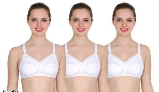  Women Non Padded Everyday Bra Pack Of 3 / Women Non