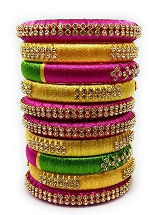 20 Types of Silk Thread Bangle Designs For Every Occasion