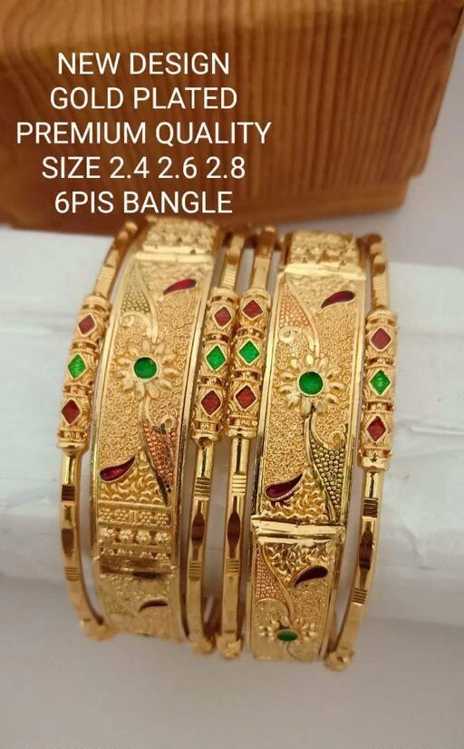 Checkout this latest Bracelet & Bangles
Product Name: *beauty Fancy Bracelet & Bangles*
Base Metal: Alloy
Plating: No Plating
Stone Type: No Stone
Sizing: Non-Adjustable
Type: Kada
Multipack: 1
Sizes:2.4, 2.6, 2.8
Easy Returns Available In Case Of Any Issue


SKU: _162501
Supplier Name: MISHWA COLLECTION

Code: 593-9276644-2301

Catalog Name: Diva Glittering Bracelet & Bangles
CatalogID_1617657
M05-C11-SC1094