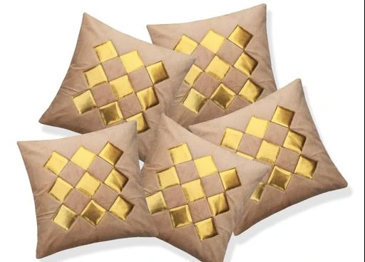 Checkout this latest Cushion Covers
Product Name: *Decor India Beige Golden recxine box velvet Cushion Covers Pack Of 5(40x40 Cms or 16x16 Inches)*
Fabric: Velvet
Print or Pattern Type: Geometric
Net Quantity (N): 5
Decor India Beige Golden recxine box velvet Cushion Covers Pack Of 5(40x40 Cms or 16x16 Inches)
Sizes: 
Free Size (Length Size: 20 in, Width Size: 20 in) 
Country of Origin: India
Easy Returns Available In Case Of Any Issue


SKU: c2PfTvqU
Supplier Name: Decor India

Code: 523-93013570-944

Catalog Name: Ravishing Classy Cushion Covers
CatalogID_26596735
M08-C24-SC1108