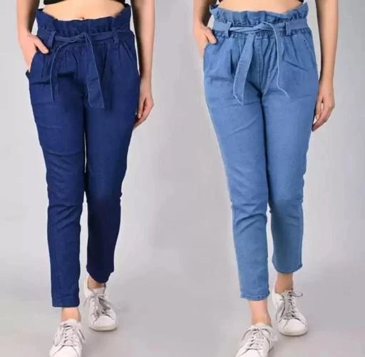 Checkout this latest Jeans
Product Name: *Trendy and Stylish Joggers Fit Women Denim Classy Jeans Combo for Casual wear. (Pack of 2 Pieces) *
Fabric: Denim
Surface Styling: Tie-Ups
Net Quantity (N): 2
Sizes:
26, 28
Presenting Super Saving Combo of Stylish, Comfortable and alluring Denims Jogger/ Jeans which is Comfortable and a Perfect fit skinny jeans in all regular Sizes.													 These Joggers are made of Quality Denim.													 This denim Jogger is suited for casual wear, formals, colleges and also for regular wear.													 This Denim is made to make you, breathable, eco-accommodating, anti-shrink fabric and easy to carry.													
Country of Origin: India
Easy Returns Available In Case Of Any Issue


SKU: LADY-COMBO-JEANSJOGGER-BELT LIGHT & BELT DARK-2P
Supplier Name: Salona Creations

Code: 754-93031948-999

Catalog Name: Trendy Latest Women Jeans
CatalogID_26603693
M04-C08-SC1032