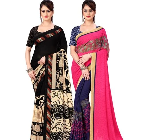 Checkout this latest Sarees
Product Name: *Anand Sarees Paisley, Floral Print Daily Wear Georgette Saree(Pack of 2)*
Saree Fabric: Georgette
Blouse: Running Blouse
Blouse Fabric: Georgette
Pattern: Printed
Blouse Pattern: Printed
Net Quantity (N): Pack of 2
Sizes: 
Free Size (Saree Length Size: 5.5 m, Blouse Length Size: 0.8 m) 
Easy Returns Available In Case Of Any Issue


SKU: ME_COMBO_AS_1134_1_1190_1
Supplier Name: Anand Sarees

Code: 955-9313583-6801

Catalog Name: Adrika Petite Sarees
CatalogID_1627176
M03-C02-SC1004