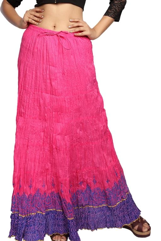Ethnic Bottomwear - Skirts
Trendy Cotton Printed Skirt
Fabric: Cotton 
Waist Size: Up To 28 in To 34 in (Free Size)
Length: Up To 40 in
Type: Stitched
Description: It Has 1 Piece of Skirt
work: Printed
Country of Origin: India
Sizes Available: 

SKU: AGSPL-3494W-SK-PINK-FS
Supplier Name: appex garments

Code: 097-935075-2712

Catalog Name: Elite Trendy Cotton Printed Skirts Vol 1
CatalogID_110171
M03-C06-SC1013