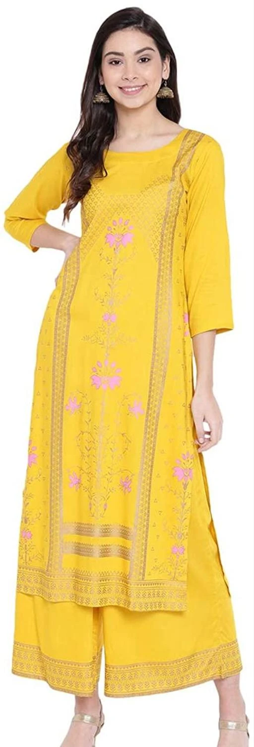 Checkout this latest Kurta Sets
Product Name: *Mehal Collection Women's Rayon Printed Straight fit Kurta & Flared Printed Plazzo Set*
Kurta Fabric: Rayon
Bottomwear Fabric: Rayon
Fabric: Rayon
Sleeve Length: Three-Quarter Sleeves
Set Type: Kurta With Bottomwear
Bottom Type: Palazzos
Pattern: Printed
Net Quantity (N): Single
Sizes:
S, M, L, XL, XXL, XXXL, 4XL
Casual Festival wear kurta With Palazzo, Products focus on quality material, design, and fit to ensure that each product is both trendy and comfortable for the wear. Flawless finishing, Elegant looks, Alluring patterns, Soft and Skin friendly. Occasions: Casual Wear, Office Wear, Festive Wear. Look classy and stylish in this piece and revel in the comfort of the soft rayon fabric. DESCRIPTION Mehal Collection Women's Rayon printed straight fit kurta & flared printed plazzo set wear in soft and solid colors that looks perfect for regular wear.Kurta with beautiful designs and patterns. These apparels are very stylish and comfortable for women.An eye catching range of women kurta and kurtis from MS Collection in soft and Beautiful different colours.Creat beautiful looks.You’ll love the style, comfort, and durability of this Mehal Collection kurta.Impress everyone with your stunning traditional look by wearing this Mehal Collection.Using the finest quality fabrics and are trendy fashionable as well as comfortable.
Country of Origin: India
Easy Returns Available In Case Of Any Issue


SKU: MEC2707
Supplier Name: Mehal Fashion

Code: 895-93532020-998

Catalog Name: Jivika Fashionable Women Kurta Sets
CatalogID_26765079
M03-C04-SC1003