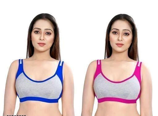 Checkout this latest Sports Bra
Product Name: *Solid women fancy sports bra in multi color *
Fabric: Cotton Blend
Color: Grey
Coverage: Full
Closure: Slip-on
Net Quantity (N): 2
Occassion: Everyday
Padding: Non Padded
Print or Pattern Type: Colourblock
Straps: Regular
Type: Sports Bra
Wiring: Non Wired
fancy & descent color Solid women fancy sport bra in multi color  
Sizes: 
30A (Underbust Size: 30 in, Overbust Size: 30 in) 
32A (Underbust Size: 32 in, Overbust Size: 32 in) 
34A (Underbust Size: 34 in, Overbust Size: 34 in) 
36A (Underbust Size: 36 in, Overbust Size: 36 in) 
38A (Underbust Size: 38 in, Overbust Size: 38 in) 
S (Underbust Size: 30 in, Overbust Size: 30 in) 
M (Underbust Size: 32 in, Overbust Size: 32 in) 
L (Underbust Size: 34 in, Overbust Size: 34 in) 
XL (Underbust Size: 36 in, Overbust Size: 36 in) 
XXL (Underbust Size: 38 in, Overbust Size: 38 in) 
Country of Origin: India
Easy Returns Available In Case Of Any Issue


SKU: JJ@RP
Supplier Name: yahova heere enterprises

Code: 651-93610985-992

Catalog Name: Stylus Women sports bra
CatalogID_26791072
M04-C54-SC1409