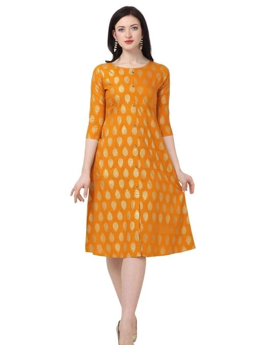 Checkout this latest Kurtis
Product Name: *Women Rayon A-line Printed Mustard Kurti*
Fabric: Rayon
Sleeve Length: Three-Quarter Sleeves
Pattern: Printed
Combo of: Single
Sizes:
XS (Bust Size: 34 in, Size Length: 44 in) 
S (Bust Size: 36 in, Size Length: 44 in) 
M (Bust Size: 38 in, Size Length: 44 in) 
L (Bust Size: 40 in, Size Length: 44 in) 
XL (Bust Size: 42 in, Size Length: 44 in) 
XXL (Bust Size: 44 in, Size Length: 44 in) 
XXXL (Bust Size: 46 in, Size Length: 44 in) 
4XL (Bust Size: 48 in, Size Length: 44 in) 
Easy Returns Available In Case Of Any Issue


SKU: A187-mustard Gold
Supplier Name: PERFECT SHOPPING

Code: 714-9365334-0501

Catalog Name: Women Rayon A-line Printed Mustard Kurti
CatalogID_1640422
M03-C03-SC1001