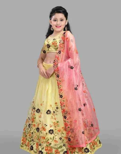 Checkout this latest Lehanga Cholis
Product Name: *Femisha Creation Stylish Girls Flower Designer Wedding Wear Semi Stitched Lehenga Choli_(Suitable To 3-15 Years Girls)Free Size*
Top Fabric: Net
Lehenga Fabric: Net
Dupatta Fabric: Net
Sleeve Length: Short Sleeves
Top Pattern: Solid
Lehenga Pattern: Solid
Dupatta Pattern: solid
Stitch Type: Semi-Stitched
Net Quantity (N): 1
Sizes: 
3-4 Years (Lehenga Waist Size: 24 m, Lehenga Length Size: 28 m, Duppatta Length Size: 1.55 m) 
4-5 Years (Lehenga Waist Size: 24 in, Lehenga Length Size: 28 in, Duppatta Length Size: 1.55 in) 
5-6 Years (Lehenga Waist Size: 24 m, Lehenga Length Size: 28 m, Duppatta Length Size: 1.55 m) 
6-7 Years (Lehenga Waist Size: 24 in, Lehenga Length Size: 28 in, Duppatta Length Size: 1.55 in) 
7-8 Years (Lehenga Waist Size: 24 in, Lehenga Length Size: 28 in, Duppatta Length Size: 1.55 in) 
8-9 Years (Lehenga Waist Size: 28 in, Lehenga Length Size: 35 in, Duppatta Length Size: 1.85 in) 
9-10 Years (Lehenga Waist Size: 28 in, Lehenga Length Size: 35 in, Duppatta Length Size: 1.85 in) 
10-11 Years (Lehenga Waist Size: 28 in, Lehenga Length Size: 35 in, Duppatta Length Size: 1.85 in) 
11-12 Years (Lehenga Waist Size: 28 m, Lehenga Length Size: 35 m, Duppatta Length Size: 1.85 m) 
12-13 Years (Lehenga Waist Size: 28 in, Lehenga Length Size: 35 in, Duppatta Length Size: 1.85 in) 
13-14 Years (Lehenga Waist Size: 28 in, Lehenga Length Size: 35 in, Duppatta Length Size: 1.85 in) 
14-15 Years (Lehenga Waist Size: 28 m, Lehenga Length Size: 35 m, Duppatta Length Size: 1.85 m) 
1 Semi Stitched Embroidered Lehenga 1 Un Stitched Choli 1 Net Dupatta. This lehenga cholis is Semi stitched, so you can make it according to your needs.The lehenga choli is a suitable choice when it comes to choosing an ethnic wear or a festive wear for your wardrobe. Our dresses are designed to be smooth and comfortable to wear for kids. We have Best Trending Stylish Collection for Girls. Femisha Creation Kids Girl's Embroidered Taffeta silk Stitched Beautiful Traditional Designer Wear lehenga choli for Baby Girl 4-15 years Ethnic Wear Chaniya choli for kids girls
Country of Origin: India
Easy Returns Available In Case Of Any Issue


SKU: LC016_Green01
Supplier Name: FEMISHA_CREATION

Code: 454-93666254-996

Catalog Name: Tinkle Funky Kids Girls Lehanga Cholis
CatalogID_26810530
M10-C32-SC1137