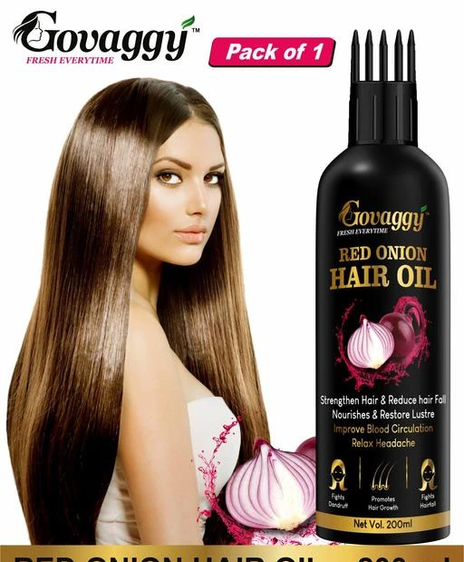  - Govaggy Red Onion Hair Oil / Govaggy Proffesional Natural Hair  Oil