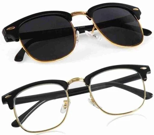 Checkout this latest Sunglasses
Product Name: *Loister Unisex Goggles UV Protected Sunglasses for Men Women With Golden Frame Pack of 2*
Net Quantity (N): 2
Sizes:Free Size
Loister Sunglasses for men women boys girls latest and stylish is the first choice of everyone be it a home, office, holiday at beach vacation, or it is a hill station weekend with dear ones, Sunglasses for men women latest and stylish are the cooling goggles for men women boys girls can be used everywhere no matter in office or at home, outside or at gym or yoga classes or in coaching classes or in school college campus just Wow your chaps with the latest sunglasses for men’s women’s boys and girls combo and stylish in black color lenses and black frame with the material made up of metal and plastic, shiny hinge, comfortable nose pads, light weight temples and what’s more the prices are also under 200 for single pair of sunglass
Country of Origin: India
Easy Returns Available In Case Of Any Issue


SKU: 2023-Clear-Black
Supplier Name: LOISTER

Code: 833-93771556-9921

Catalog Name: Fancy Modern Men Sunglasses
CatalogID_26843127
M05-C12-SC1226