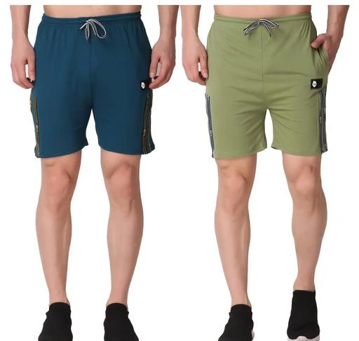 Checkout this latest Shorts
Product Name: *Solid Men shorts pack of 2*
Fabric: Cotton Blend
Pattern: Self-Design
Net Quantity (N): 2
This type of men shorts coming from TORSOWEAR, made in super hosiery febric.
Sizes: 
32 (Waist Size: 32 in, Length Size: 24 in, Hip Size: 33 in) 
34 (Waist Size: 34 in, Length Size: 24 in, Hip Size: 34 in) 
36 (Waist Size: 36 in, Length Size: 24 in, Hip Size: 36 in) 
38 (Waist Size: 38 in, Length Size: 24 in, Hip Size: 38 in) 
Country of Origin: India
Easy Returns Available In Case Of Any Issue


SKU: MEN_SHORT_DP_BLUE_PISTA
Supplier Name: Smart Sales__

Code: 593-93846085-998

Catalog Name: Designer Fashionista Men Shorts
CatalogID_26864665
M06-C15-SC1213