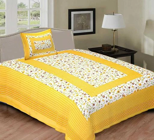 Checkout this latest Bedsheets_500-1000
Product Name: *100 % Cotton Floral Print with Checkered border Single Size Bedsheet with 1 Pillow Covers (Bedsheet Size: 155 CM x 220 CM, Pillow Size: 17 cm x 27 cm)*
Fabric: Cotton
No. Of Pillow Covers: 1
Thread Count: 600
Multipack: Pack Of 1
Sizes:
Single (Length Size: 63 in Width Size: 90 in Pillow Length Size: 17 in Pillow Width Size: 27 in)
Country of Origin: India
Easy Returns Available In Case Of Any Issue


Catalog Rating: ★4 (97)

Catalog Name: Voguish Versatile Bedsheets
CatalogID_1649656
C53-SC1101
Code: 603-9402850-585